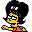 Bart Unabridged Bart in a wig dancing